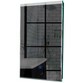 Specchio LED Verticale | Pulsante touch | Luce bianca fredda - Reyze Serie Edge Modello 5